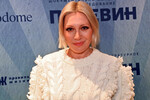 Аврора на премьере документального фильма «Пелевин», 2022 год