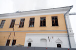 Тушение пожара в усадьбе Лопухиных в Малом Знаменском переулке в Москве, 10 декабря 2022 года