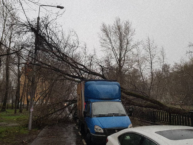 Последствия штормового ветра в&nbsp;Москве, 21 апреля 2018 года
