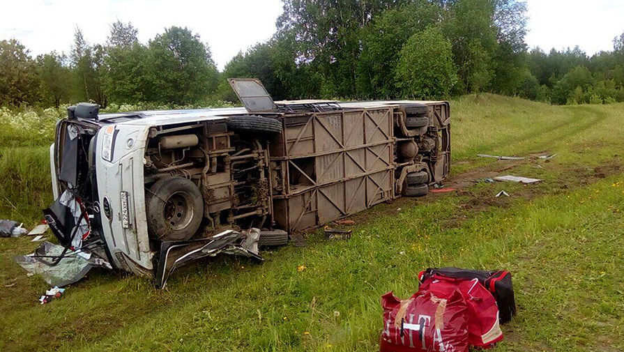 На&nbsp;месте ДТП с&nbsp;автобусом в&nbsp;Томской области