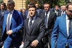 Президент Украины Владимир Зеленский после церемонии инаугурации в Киеве, 20 мая 2019 года
