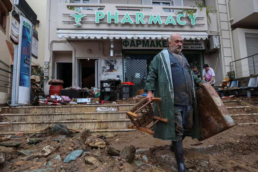 Последствия наводнения на&nbsp;острове Крит, Греция, 15&nbsp;октября 2022&nbsp;года