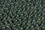 Генеральная репетиция парада, посвященного 79-й годовщине Победы в Великой Отечественной войне, 5 мая 2024 года