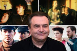 Кинорежиссер Алексей Учитель и кадры из фильмов «Рок», «Мания Жизели», «Космос как предчувствие» и «Матильда»