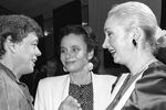 1991 год. Николай Караченцов, Любовь Полищук, Татьяна Васильева (слева направо)