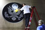 Джон Керри на официальной церемонии открытия посольства США