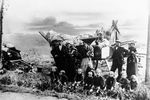 Бельгийские беженцы, живущие в полях, 1914–1918 годы