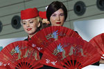 Во время показа авиационной моды DME Runway в аэропорту Домодедово
