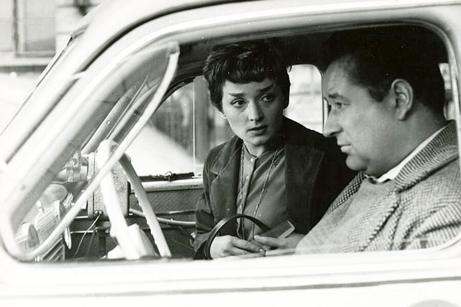 Барбара Рыльска в&nbsp;кадре из&nbsp;фильма «Беспокойная племянница (1963)