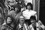 1987 год. Заслуженный тренер СССР по хоккею с шайбой Анатолий Тарасов в кругу семьи