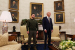 Президент Украины Владимир Зеленский и президент США Джо Байден во время встречи в Вашингтоне, 21 декабря 2022 года

