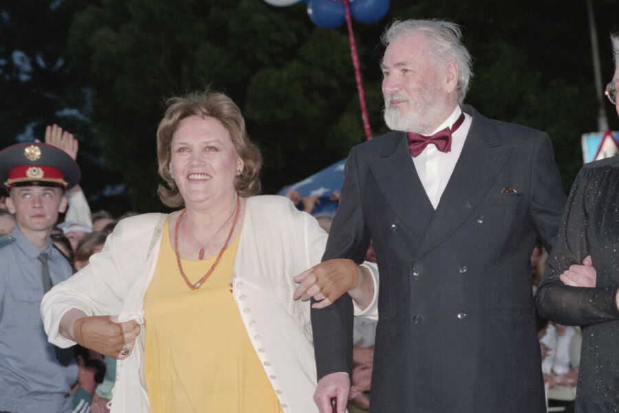 Актриса Нонна Мордюкова и режиссер Григорий Чухрай во время кинофестиваля &laquo;Кинотавр&raquo; в&nbsp;Сочи, 6&nbsp;июня 1996&nbsp;года