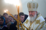 Патриарх Московский и всея Руси Кирилл на церемонии освящения храма святого благоверного князя Александра Невского при Московском государственном институте международных отношений (МГИМО) МИД России