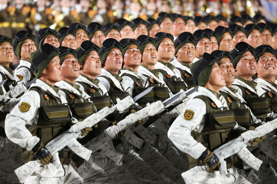 Военный парад в&nbsp;честь 80-летия создания Трудовой партии Кореи, Пхеньян, КНДР, 10&nbsp;октября 2025&nbsp;года
