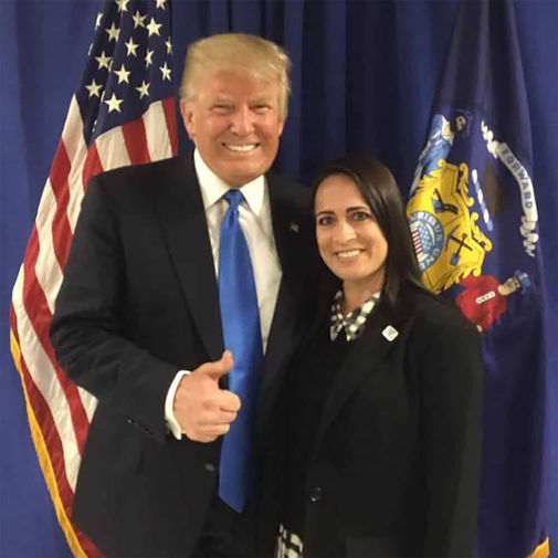 Дональд Трамп и Стефани Гришэм