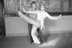 Анджела Лэнсбери и Гауэр Чемпион во время репетиции, 1970 год
