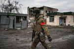 Военнослужащий Центрального военного округа на территории Авдеевки, 19 февраля 2024 года