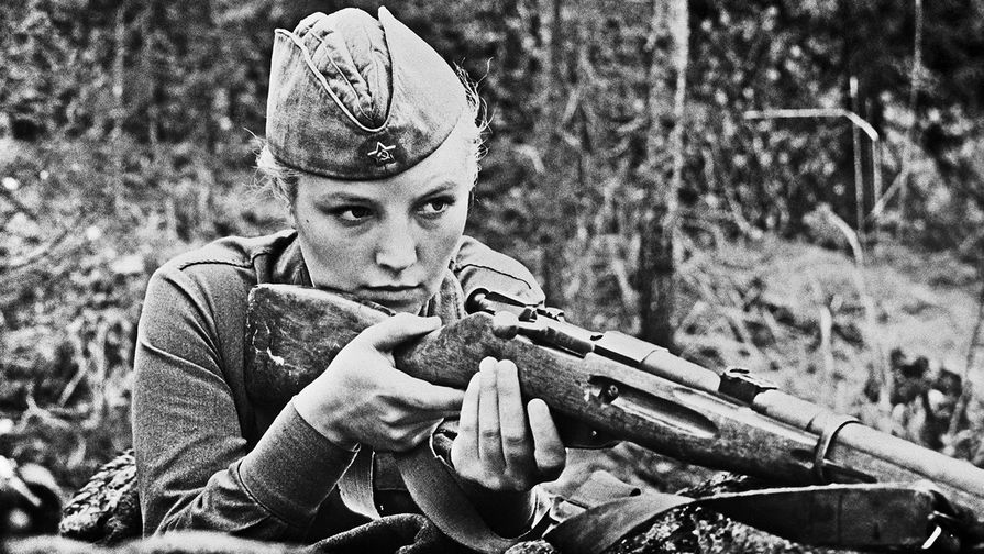 Ольга Остроумова в&nbsp;роли Жени Комельковой в&nbsp;фильме &laquo;А зори здесь тихие...&raquo; (1972)