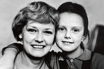 Жена Леонида Гайдая актриса Нина Гребешкова и их дочь Оксана 
