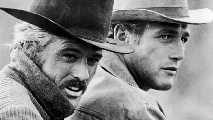 Пол Ньюман и Роберт Редфорд в фильме «Буч Кэссиди и Сандэнс Кид» (1969)