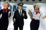 Во время показа авиационной моды DME Runway в аэропорту Домодедово