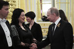 Тамара Гвердцители и президент России Владимир Путин в&nbsp;Кремле на&nbsp;торжественном приеме по&nbsp;случаю празднования 72-й годовщины Победы в&nbsp;Великой Отечественной войне, 2017&nbsp;год