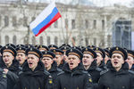 Участники праздничных мероприятий в Севастополе, посвященных годовщине «Крымской весны»