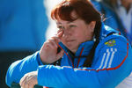 Елена Вяльбе на чемпионате мира по лыжным видам спорта в итальянском Валь-ди-Фьемме, 2013 год 