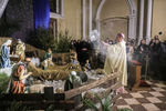 Митрополит Архиепархии Божией Матери в&nbsp;Москве Архиепископ Павел Пецци (в центре) во время рождественской службы в&nbsp;Римско-католическом кафедральном соборе Непорочного зачатия пресвятой девы Марии