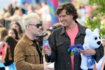 Исполнители Шаман (Ярослав Дронов) и Прохор Шаляпин на фестивале VK Fest 2025 в Москве, 20 июля 2025 года