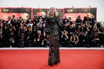 Актриса Кэтрин О'Хара в наряде от Oscar de la Renta и украшениях Cartier во время церемонии открытия 81-го Венецианского кинофестиваля.
<br>
<br>Венеция, Италия. 28 августа 2024 г.