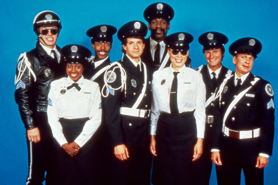 Актеры сериала &laquo;Полицейская академия&raquo; в&nbsp;1984 году
