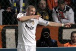 Нападающий «Реала» Карим Бензема оформил дубль в матче С АПОЭЛом