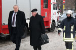 Президент Российской академии наук Владимир Фортов и директор ИНИОН Юрий Пивоваров