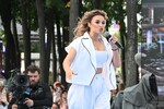 Солистка группы «Город 312» Диана Макарова на фестивале VK Fest 2025 в Москве, 20 июля 2025 года