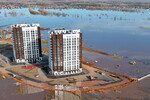 Вид на ЖК «Грандпарк» в Оренбурге, 12 апреля 2024 года