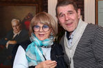 Режиссер Алла Сурикова и актер Алексей Булдаков во время церемонии официального объявления номинантов национальной кинематографической премии «Ника» за 2017 год