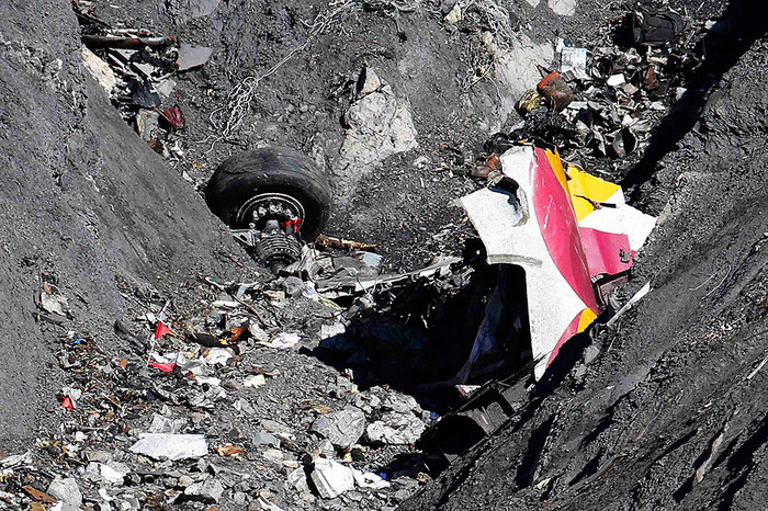 Работы на&nbsp;месте крушения самолета Airbus A320 авиакомпании Germanwings