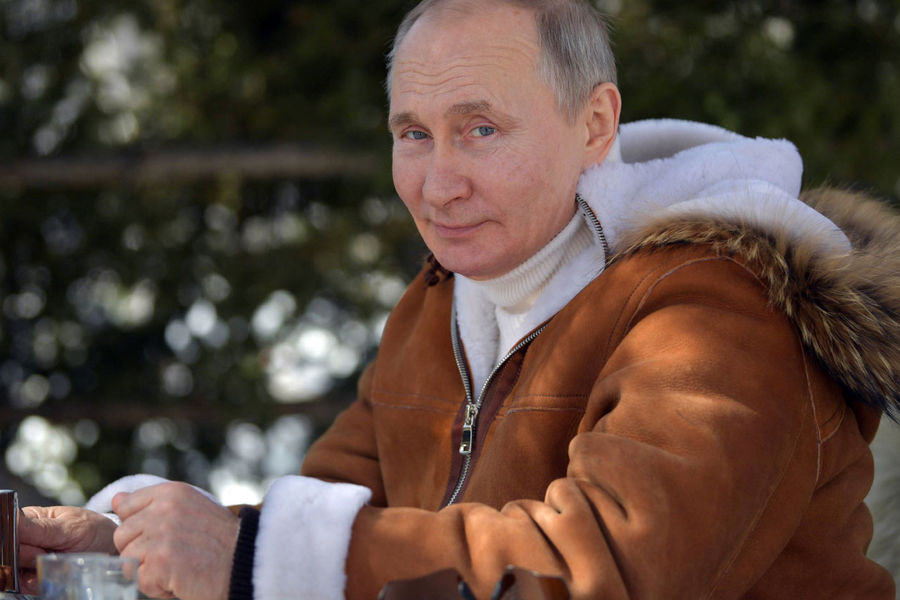 Владимир Путин во время отдыха в&nbsp;тайге в&nbsp;Сибирском федеральном округе, 21&nbsp;марта 2021&nbsp;года
