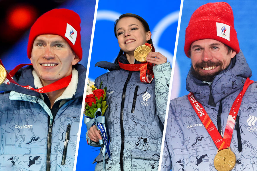 Александр Большунов, Анна Щербакова, Сергей Устюгов