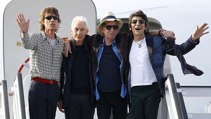 Группа The Rolling Stones впервые прилетела в&nbsp;Гавану