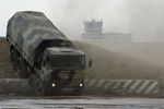 Демонстрация военной техники на полигоне