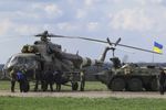 Украинская бронетехника под Славянском