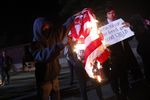 Протестующие на улицах Фергюсона