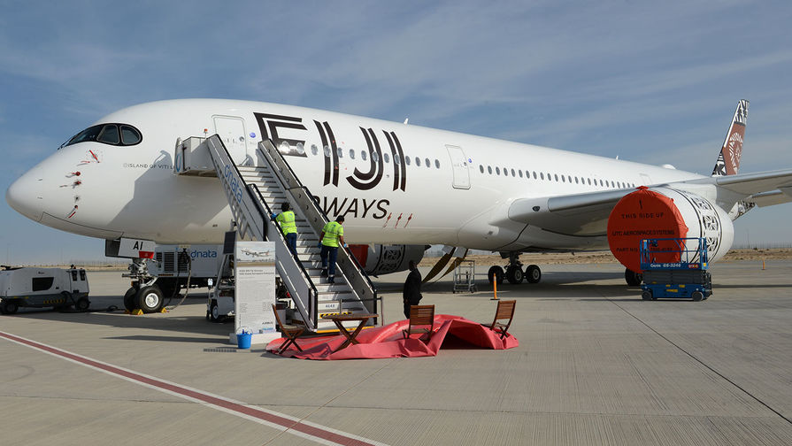 Лайнер Airbus A350-900 авиакомпании Fiji Airways