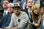 Репер Jay-Z и певица Бейонсе 