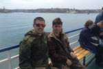 Деян Берич и Александр Франчетти в Крыму в 2014 году