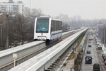 Монорельсовая дорога в Москве, 11 января 2008 года