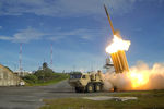 Тестовый запуск ракеты американским комплексом THAAD, архивный снимок