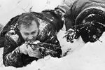 Актер Борис Плотников в роли Сотникова в художественном фильме «Восхождение», 1977 год